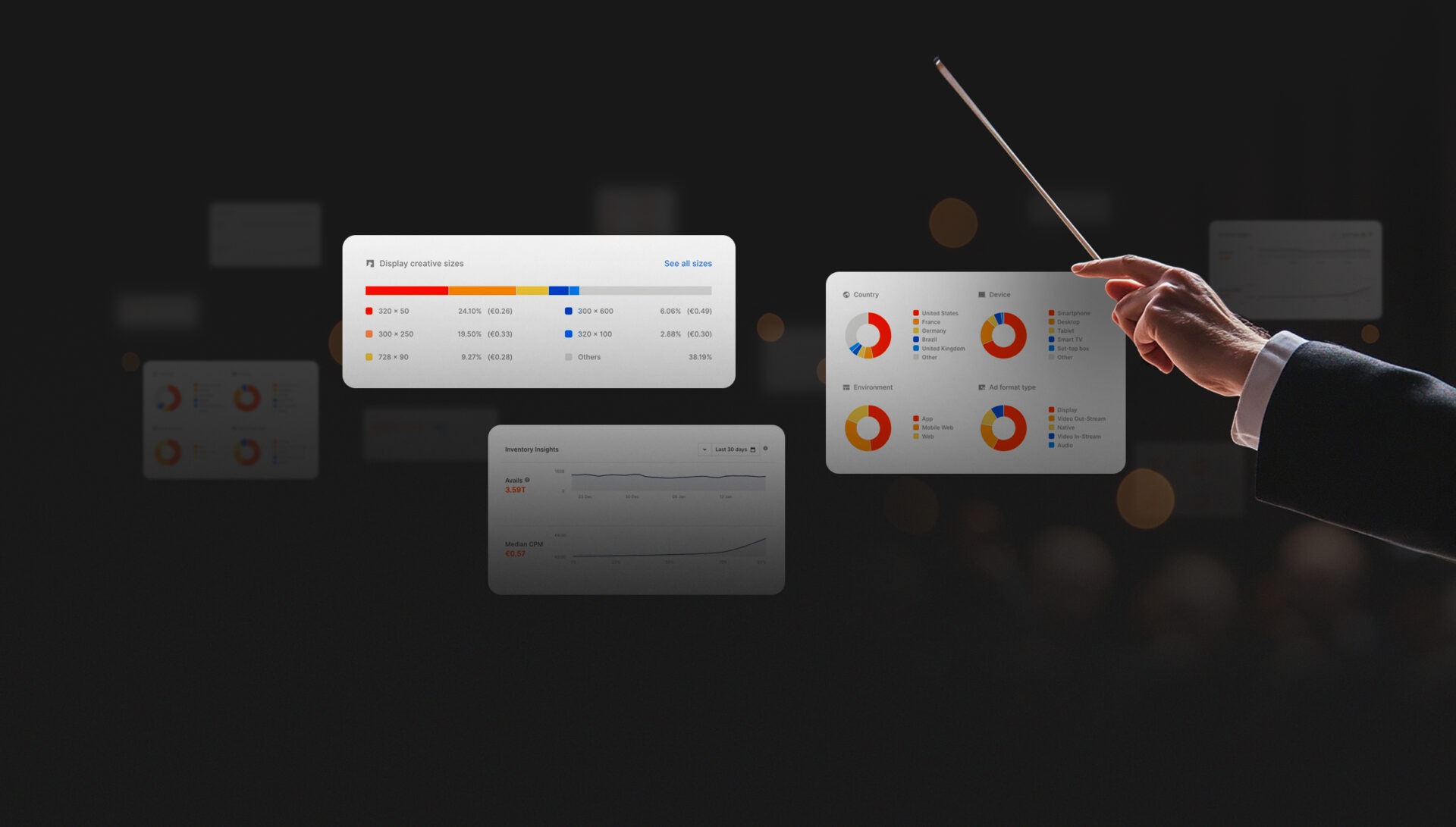 Dashboard of Maestro by Equativ, the most intuitive curation platform on the market